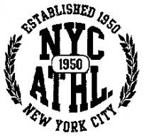NYC ATHL. 1950 ESTABLISHED 1950 NEW YORK CITY