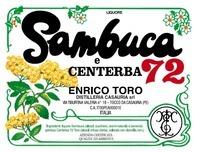 LIQUORE Sambuca e CENTERBA 72 ENRICO TORO TC