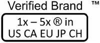 Verified Brand 1x-5x R in US CA EU JP CH