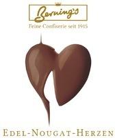 Berning's Feine Confiserie seit 1915 EDEL-NOUGAT-HERZEN