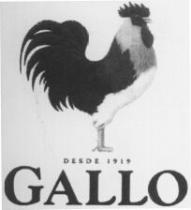 DESDE 1919 GALLO