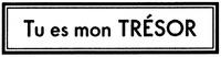 Tu es mon TRÉSOR