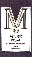 M MUSE DU VAL SAINT-EMILION GRAND CRU 2016 Famille Alloin