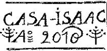 CASA-ISAAC A 2010