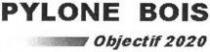 PYLONE BOIS Objectif 2020