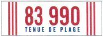 83 990 TENUE DE PLAGE