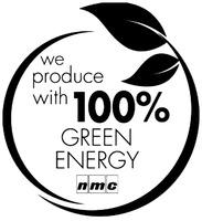 WE PRODUCE WITH 100% GREEN ENERGY NMC