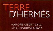 TERRE D'HERMÈS VAPORISATEUR 133 G 133 G NATURAL SPRAY