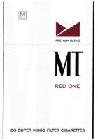 MT RED ONE PREMIUM BLEND 20 SUPER KINGS FILTER CIGARETTES M TEK