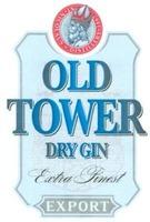 ST. NICOLAUS · DISTILLERY · 1867 OLD TOWER DRY GIN Extra Finest EXPORT
