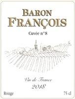 BARON FRANÇOIS Cuvée n°8 Vin de France 2018 Rouge 75 cl