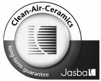 Clean-Air-Ceramics long-term guarantee Jasba