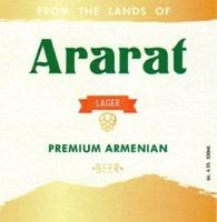 FROM THE LANDS OF Ararat LAGER PREMIUM ARMENIAN BEER Alc. 4.5% 330Ml