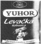 YUHOR Levacka kobasica Since 1902