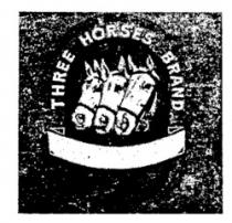 THREE HORSES BRAND