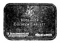 VÖSLAUER GOLDECK CABINET