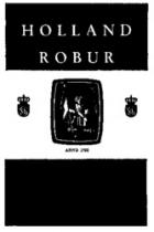 HOLLAND ROBUR ANNO 1702