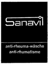 Sanavil anti-rheuma-wäsche anti-rhumatisme