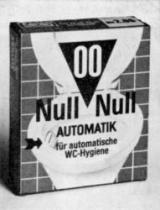 OO NULL NULL AUTOMATIK für automatische WC-Hygiene