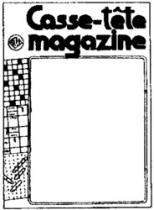Casse-tête magazine