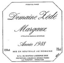 Domaine Zédé Margaux