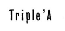 Triple'A