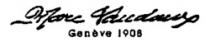 Marc Vaudaux Genève 1908