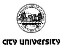 CITY UNIVERSITY IN DIE HODIERNO INCEDIT CRASTINUS CITY COLLEGE 1973