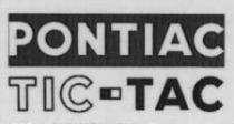 PONTIAC TIC-TAC