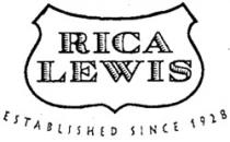 RICA LEWIS ESTABLISHED SINCE 1928
