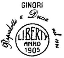 GINORI Riprodotto a Doccia nel 1994 LIBERTY ANNO 1905