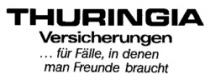 THURINGIA Versicherungen... für Fälle, in denen man Fr eunde braucht