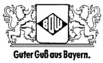 BDW Guter Guß aus Bayern.