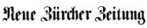 Neue Zürcher Zeitung