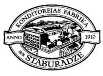 KONDITOREJAS FABRIKA ANNO 1910 a/s STABURADZE