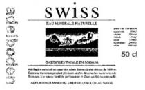 SWISS EAU MINERALE NATURELLE GAZEIFIFEE/FAIBLE EN SODIUM ADELBODNER MINERAL-UND HEILQUELLEN