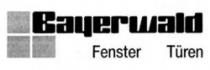 Bayerwald Fenster Türen