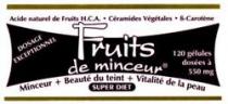 Acide naturel de Fruits H.C.A. 