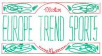 100 cotton EUROPE TREND SPORTS