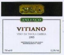 FALESCO VITIANO VINO DA TAVOLA UMBRIA 1995