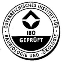 IBO GEPRÜFT ÖSTERREICHISCHES INSTITUT FÜR BAUBIOLOGIE UND -ÖKOLOGIE