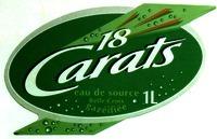 18 Carats eau de source Belle Croix gazéifiée