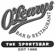 O'Learys BAR & RESTAURANT THE SPORTSBAR EST 1988