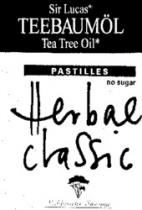 Sir Lucas TEEBAUMÖL Tea Tree Oil PASTILLES no sugar Herbal Classic