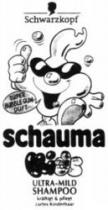Schwarzkopf schauma Kids ULTRA-MILD SHAMPOO SUPER BUBBLE GUM DUFT
