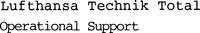 Lufthansa Technik Total Operational Support