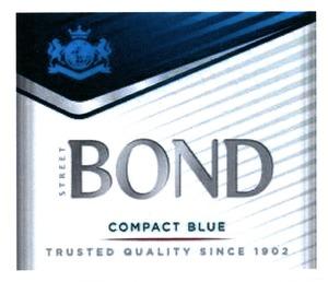 STREET BOND COMPACT BLUE TRUSTED QUALITY SINCE 1902