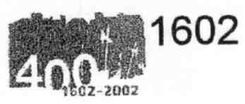 400 1602-2002 1602