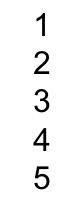 1 2 3 4 5