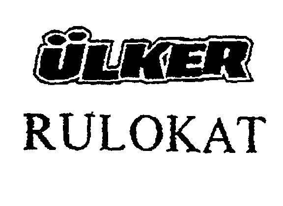 ÜLKER RULOKAT